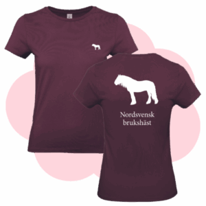 Bomulls T-shirt - Siluett Hästraser