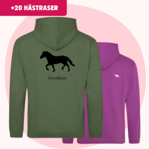 Hoodie för hästägare - Personlig med hästras