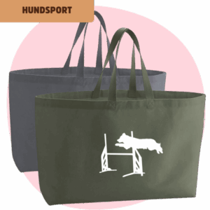 Oversized bag med hundsport - Välj din ras
