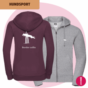 Ziphoodie med hundsport - Välj din hundras