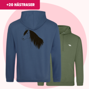 Hoodie för hästägare - Line art, Hästraser