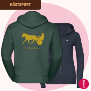 Ziphoodie med hästsport - Välj din hästras