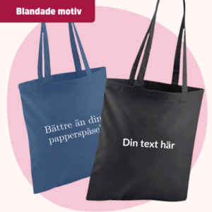 Tygkasse med egen text – Skapa din egen design