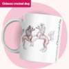 Chinese crested dog mugg - Vad vore livet utan... | Vit