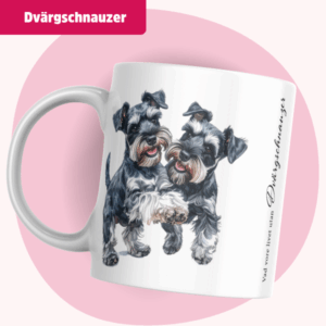 Dvärgschnauzer Mugg - Vad vore livet utan... | Salt & peppar