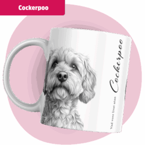 Cockerpoo mugg - Vad vore livet utan Cockerpoo | Grå