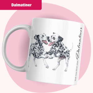 Dalmatiner mugg – Vad vore livet utan... | Svart & vit