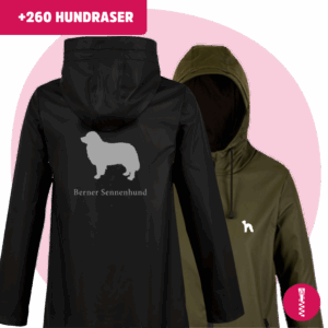 Regnjacka för hundägare - Personlig med hundras