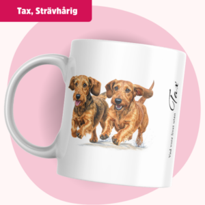 Tax Mugg – Vad vore livet utan... (Strävhårig) | Röd