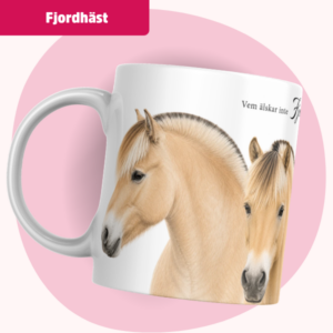 Fjordhäst Mugg - Vem älskar inte Fjordhäst