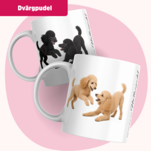Dvärgpudel Mugg - Vad vore livet utan... | Flera pälsfärger