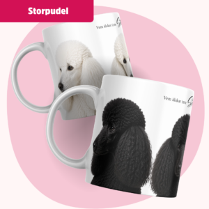 Storpudel Mugg - Vem älskar inte... | Flera pälsfärger