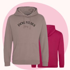 Hoodie för hundägare – Dog vibes only