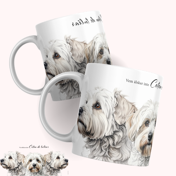 Coton de tuléar mugg