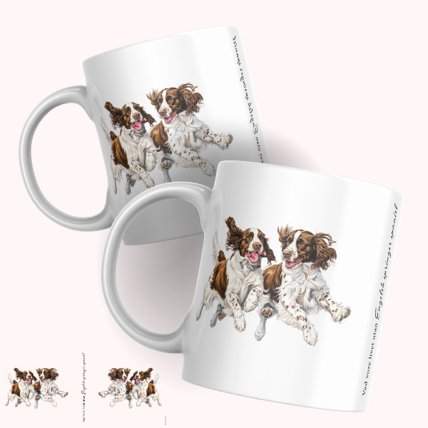 Engelsk springer spaniel mugg