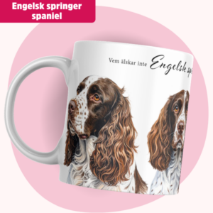 Engelsk springer spaniel mugg