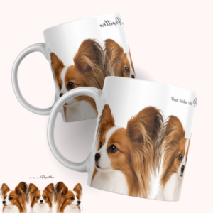Papillon mugg