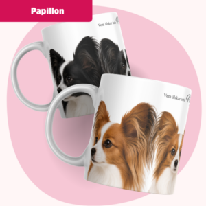 Papillon mugg
