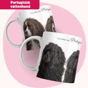 Portugisisk vattenhund mugg